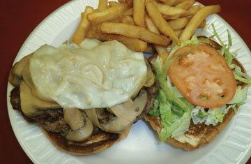 Order Orioles Burger food online from Tharsy Grill store, Baltimore on bringmethat.com