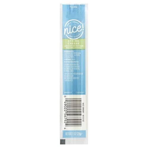 Order Nice! String Cheese Mozzarella - 1.0 oz x 24 pack food online from Walgreens store, Fort Collins on bringmethat.com