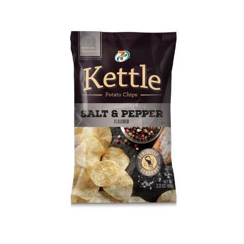 Order 7 Select Salt & Pepper Kettle Potato Chips 2.25oz food online from 7-Eleven store, Stow on bringmethat.com