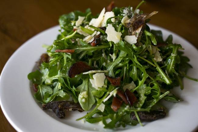 Order Arugula and Peppered Bacon food online from Osteria Via Stato store, Chicago on bringmethat.com