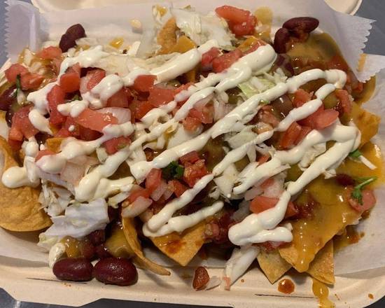 Order Loaded Nachos food online from The Be-Hive store, Nashville on bringmethat.com
