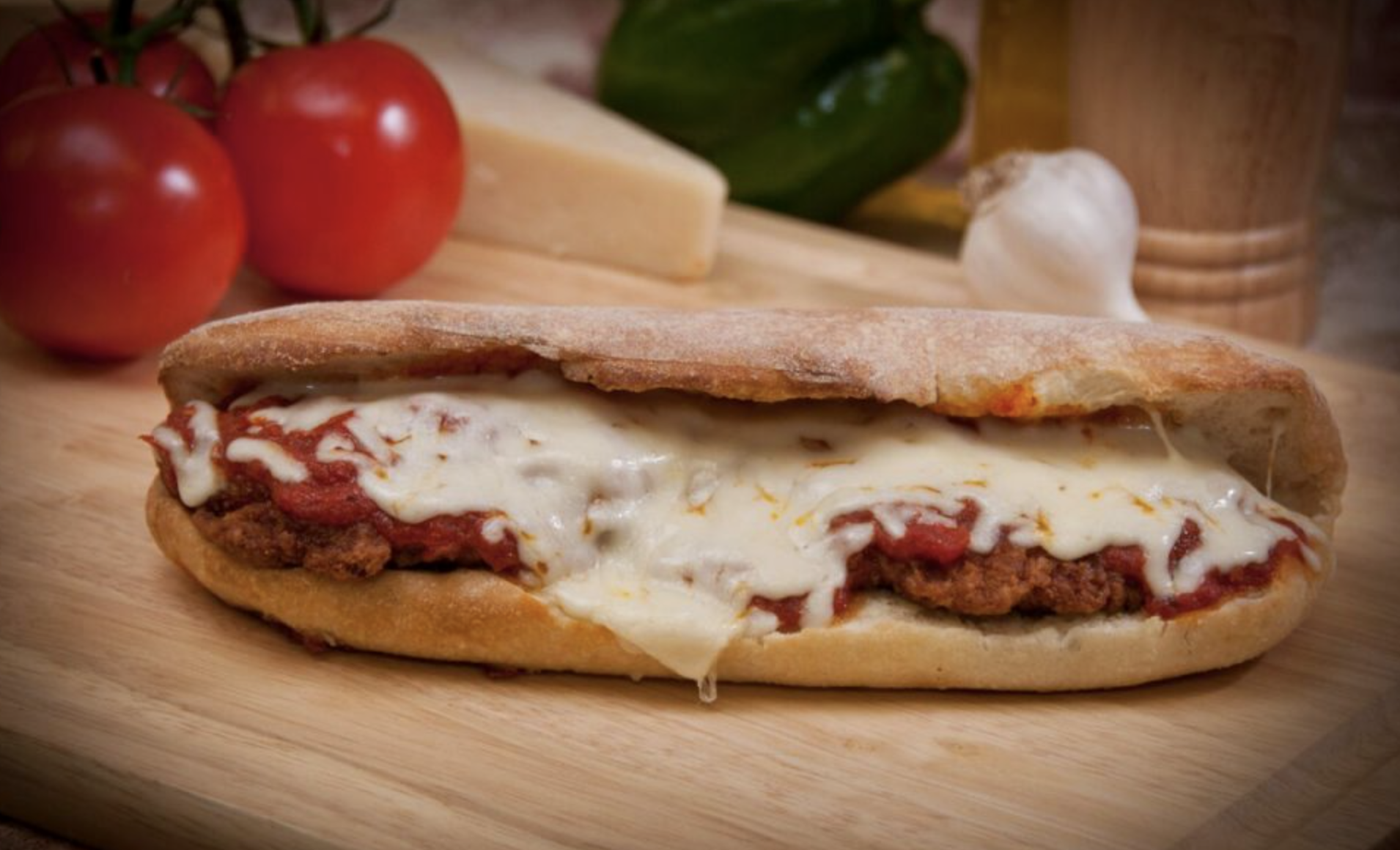 Order Chicken Parm Sub food online from Original Italian Pizza store, Watertown on bringmethat.com