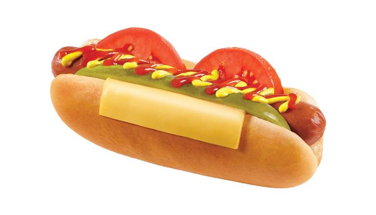 Order Backyard Veggie Dog food online from Wienerschnitzel #583 store, Las Vegas on bringmethat.com