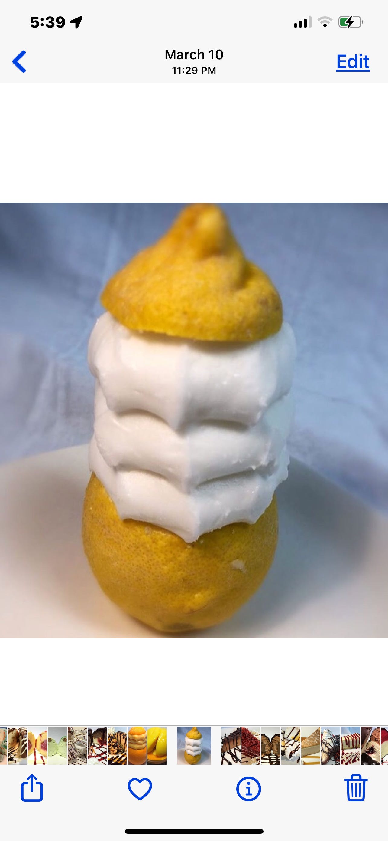 Order Lemon Ripieno Sorbet ⭐️⭐️⭐️⭐️ - Product food online from 125th Pizza Of Harlem store, Harlem on bringmethat.com
