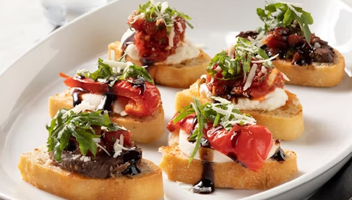 Order Bruschetta Sampler food online from BRIO Italian Grille store, West Chester on bringmethat.com