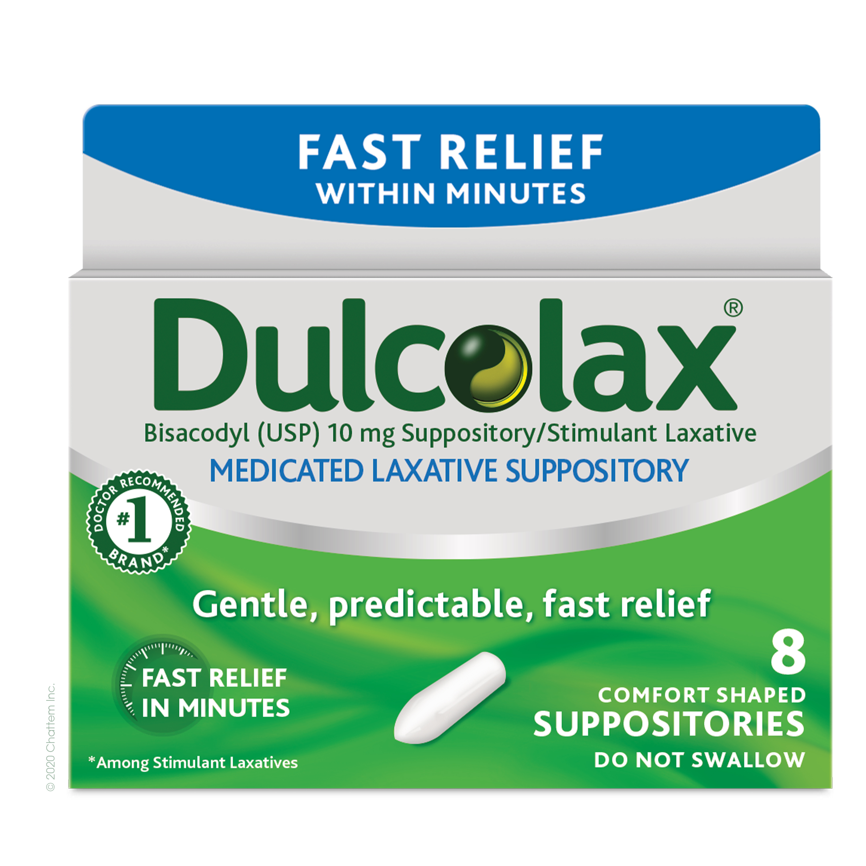 Order Dulcolax Medicated Laxative Suppository, Comfort Shaped - 8 ct food online from Rite Aid store, SUFFOLK on bringmethat.com