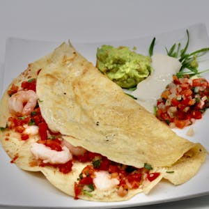 Order Shrimp Quesadilla food online from El Caballo Wraps store, Alameda on bringmethat.com