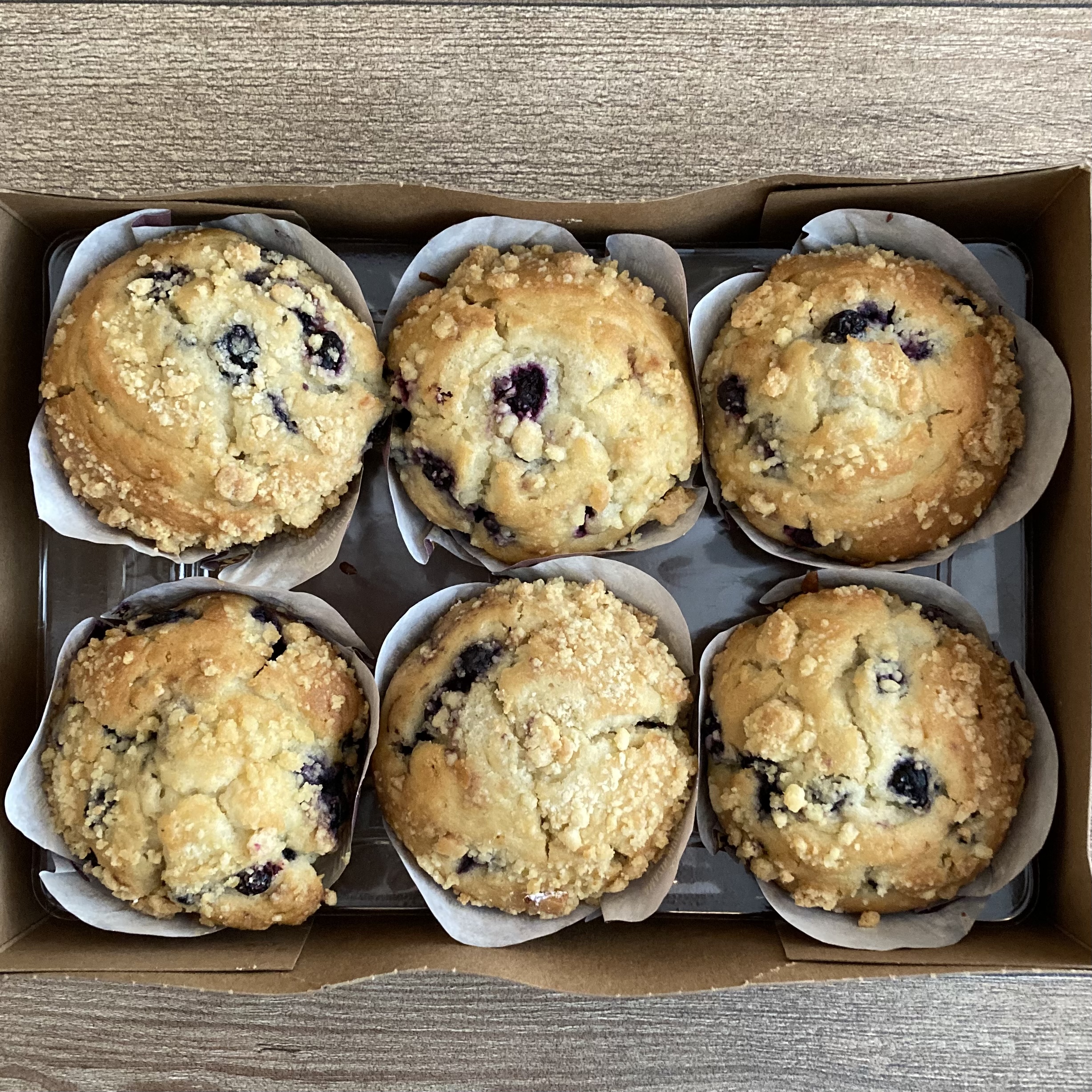 Order Blueberry Muffins  food online from B Cup Cafe store, New York on bringmethat.com