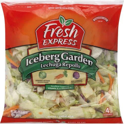 Order Fresh Express · Iceberg Garden Salad (12 oz) food online from Shaw's store, Colchester on bringmethat.com