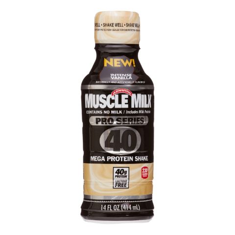 Order Muscle Milk Pro Series Protein Shake, Intense Vanilla 14oz food online from Speedway store, Centerville on bringmethat.com