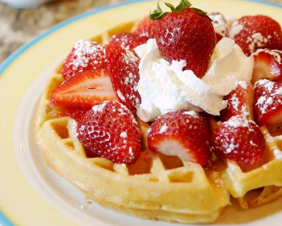 Order Strawberry Waffle food online from J. Christopher store, Franklin on bringmethat.com
