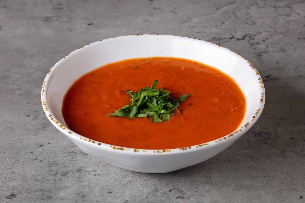 Order Tomato Bisque food online from Urbane Cafe store, Visalia on bringmethat.com
