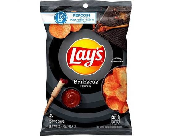 Order Lays Barbecue Flavored 2 5/8 oz  food online from Pit Stop Liquor Mart store, El Monte on bringmethat.com