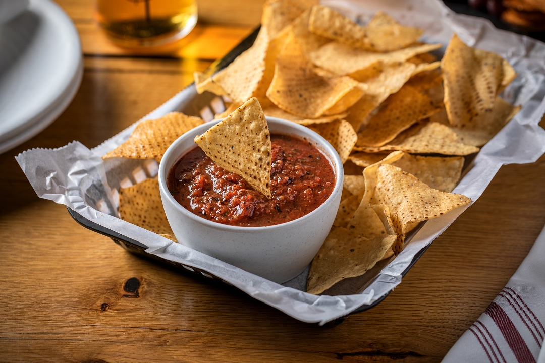 Order Chips & Salsa food online from Happy Camper Pizza store, Chicago on bringmethat.com