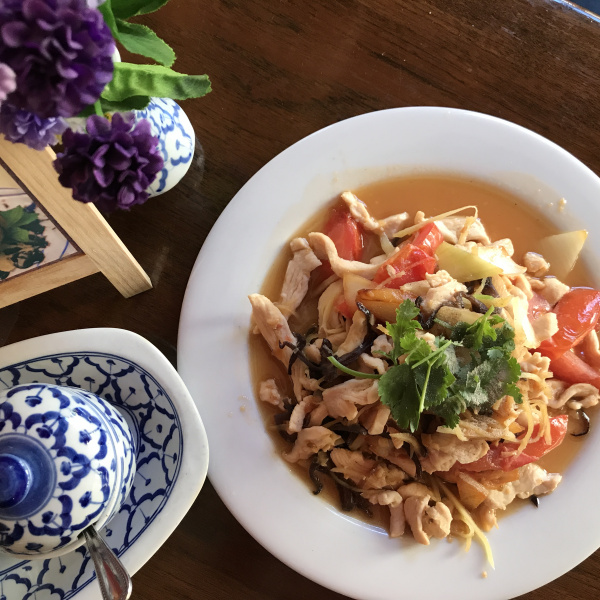 Order Gai Pad Khing food online from Khan Toke Thai House store, San Francisco on bringmethat.com