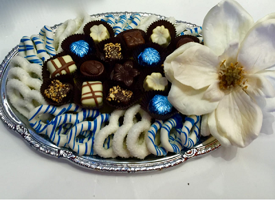 Order Antique Silver Gift Tray food online from Twisted Gourmet Chocolates store, Passaic on bringmethat.com