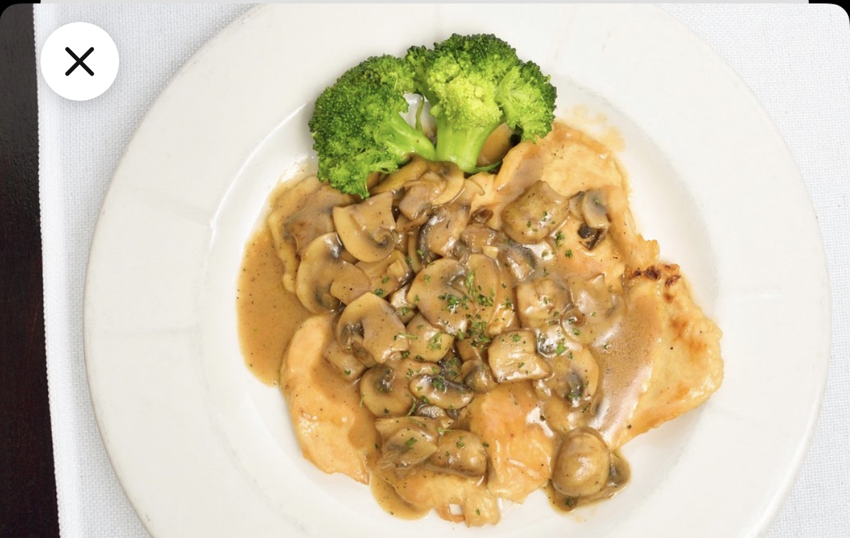 Order Veal Marsala Dinner food online from Chris Pizza store, Clifton on bringmethat.com