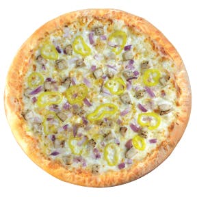 Order Tuscan Pizza - Small 10" (6 Slices) food online from Georgio Oven Fresh Pizza Co store, Perry on bringmethat.com