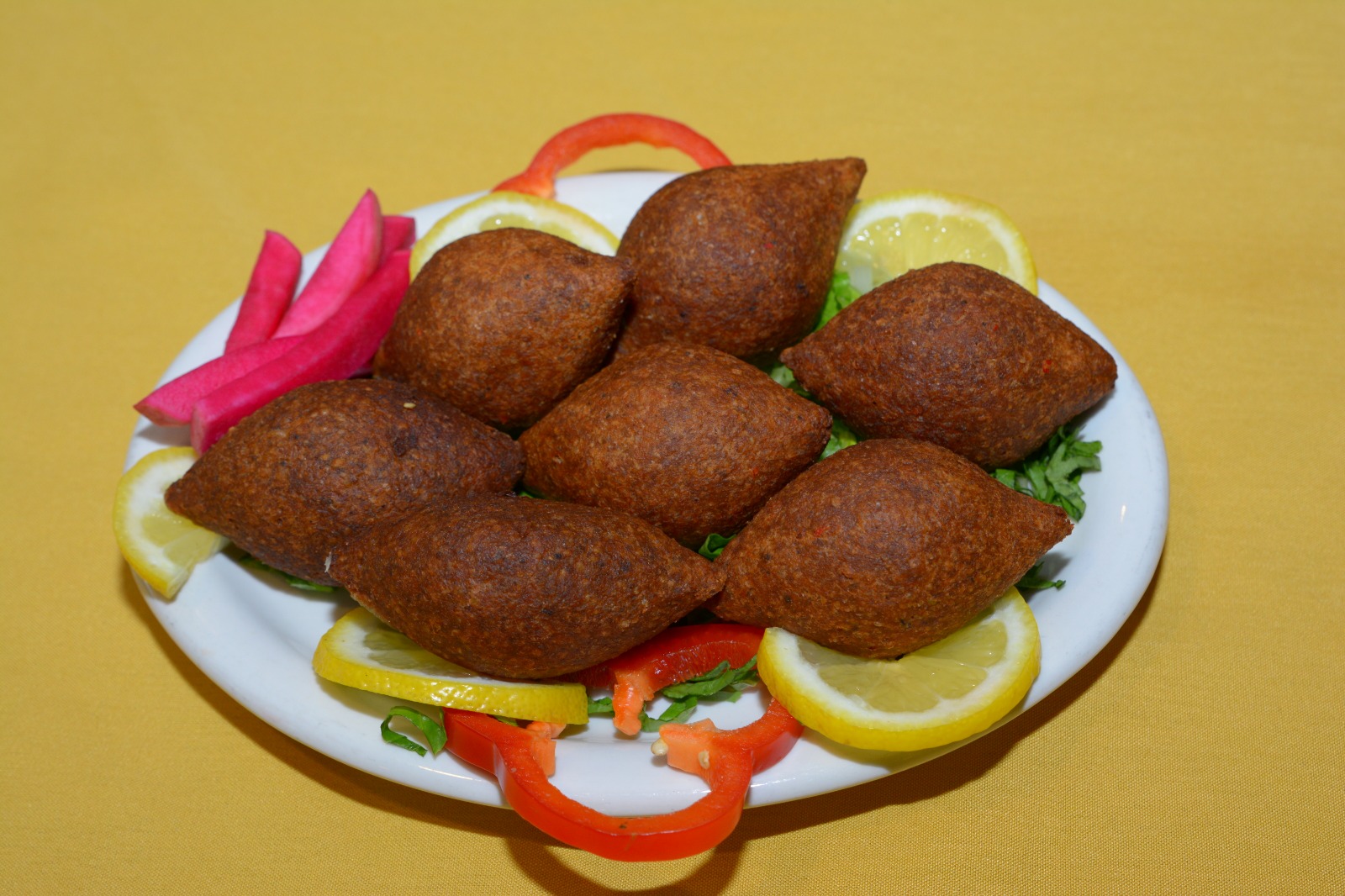 Order Kibbeh food online from Kaza Maza Mediterranean Grill store, Norco on bringmethat.com