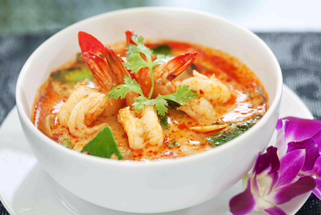 Order 25. Tom Yum Koong Soup food online from Thailand Restaurant store, Modesto on bringmethat.com