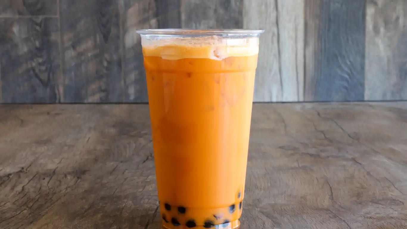 Order Thai Tea Drink with Boba food online from Pokeport store, Wildomar on bringmethat.com