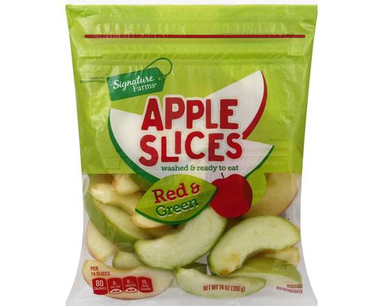 Order Signature Farms · Red & Green Apple Slices (14 oz) food online from Safeway store, Corte Madera on bringmethat.com