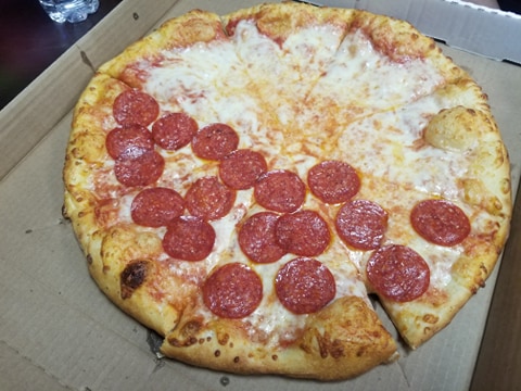 Order 12" Medium Cheese Pizza food online from Castello Pizza store, Columbus on bringmethat.com