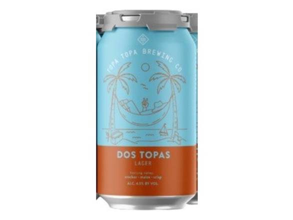 Order Topa Topa Dos Topas Lager - 6x 12oz Cans food online from Southwest Liquor store, Thousand Oaks on bringmethat.com
