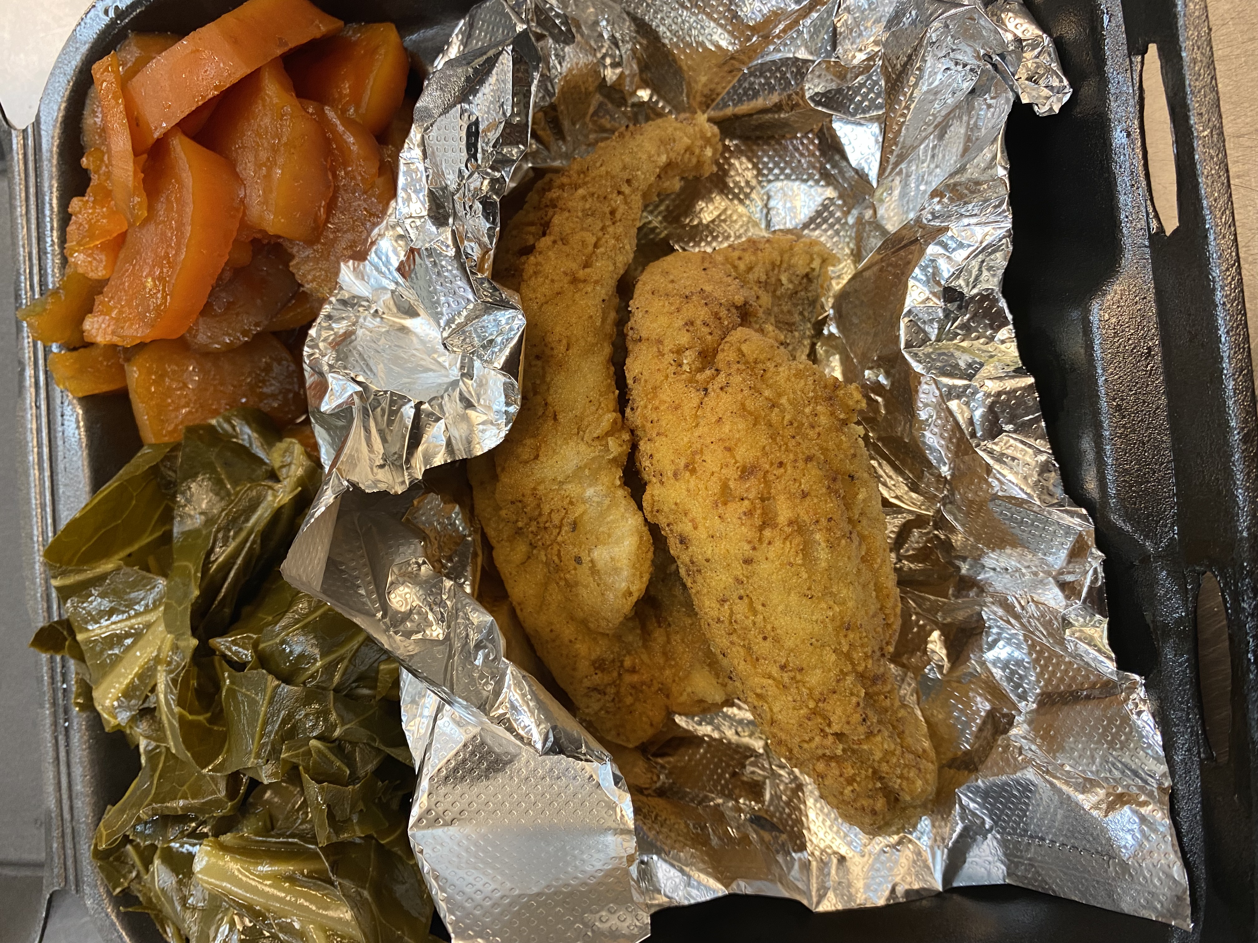 Order Catfish Dinner food online from R.C.K Soulfood store, Detroit on bringmethat.com