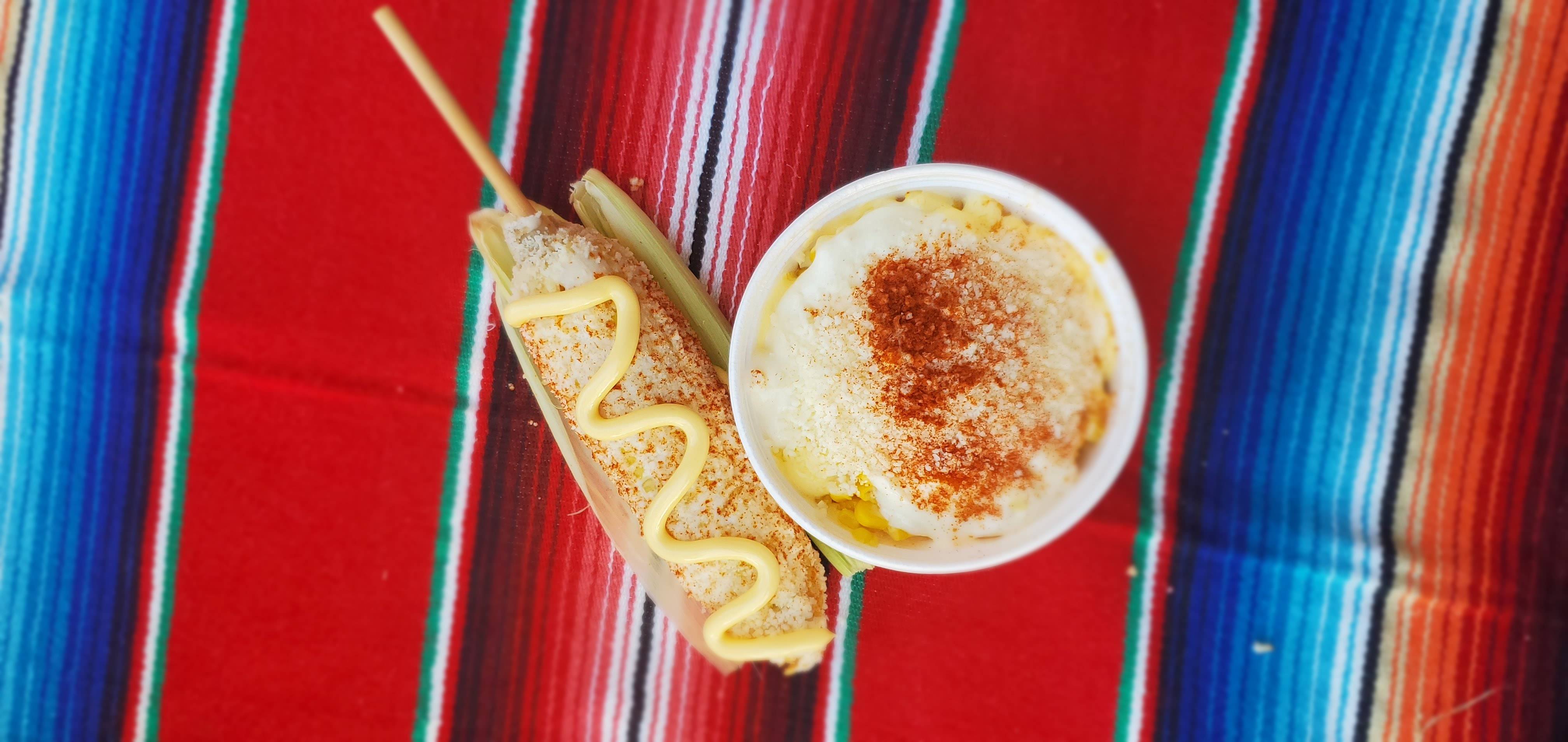 Order elote-corn in a cup food online from El Famous Burrito store, Orland Park on bringmethat.com