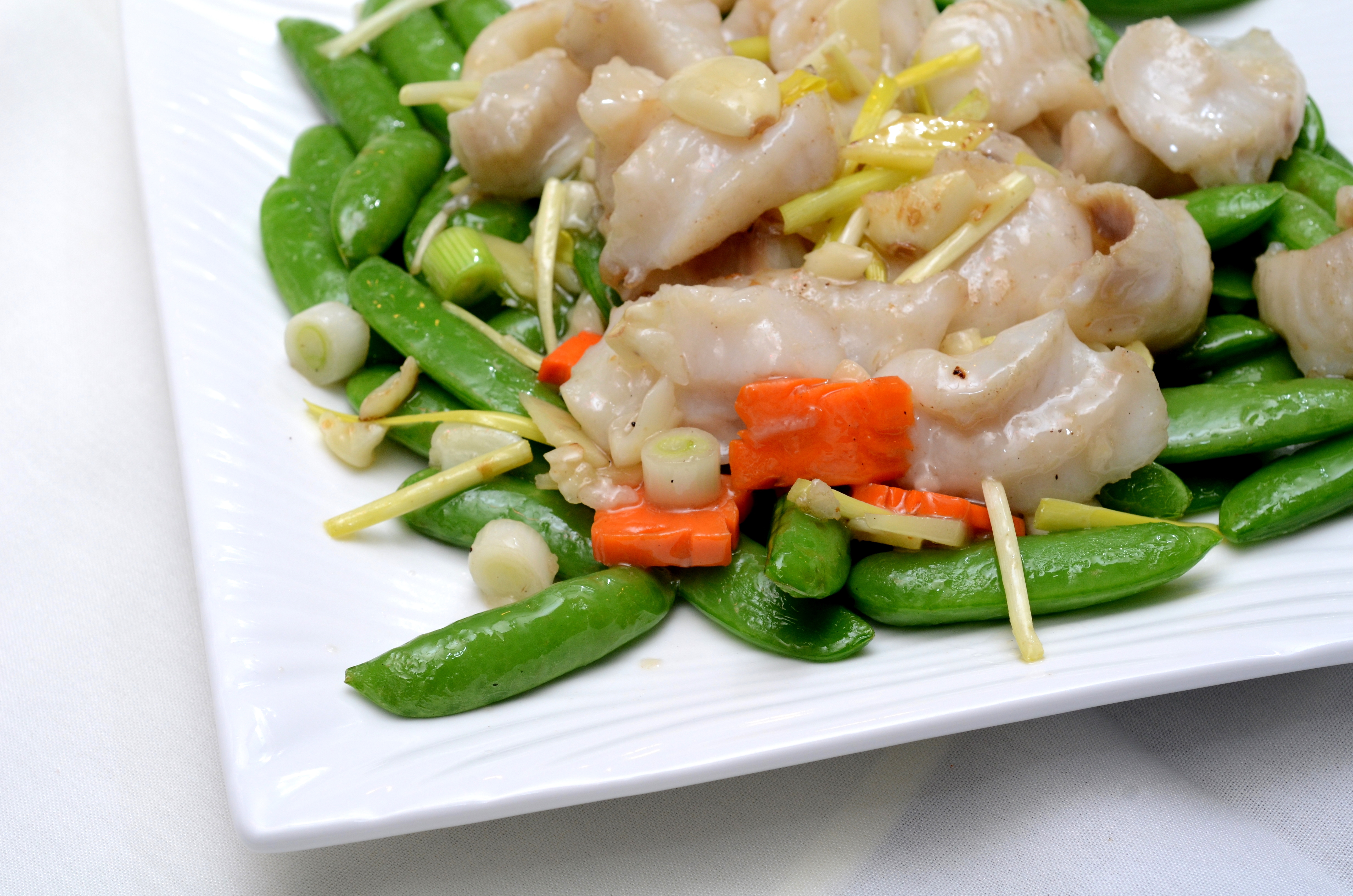 Order Sauteed Fish Fillet with Sweet Peas food online from Asian Pearl store, Richmond on bringmethat.com
