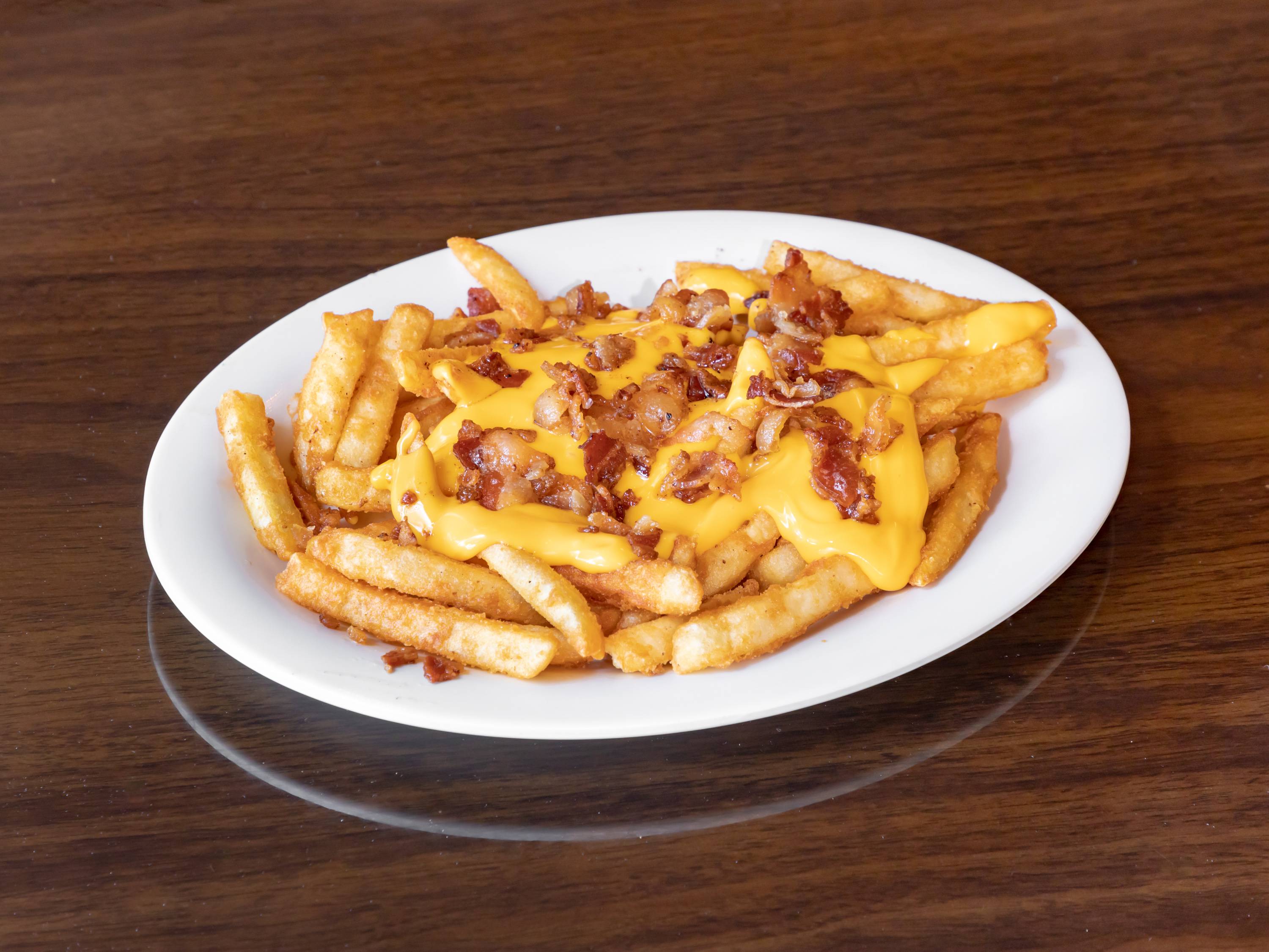 Order Bacon Cheese Fries food online from Grill ‘N Burgers store, Bakersfield on bringmethat.com