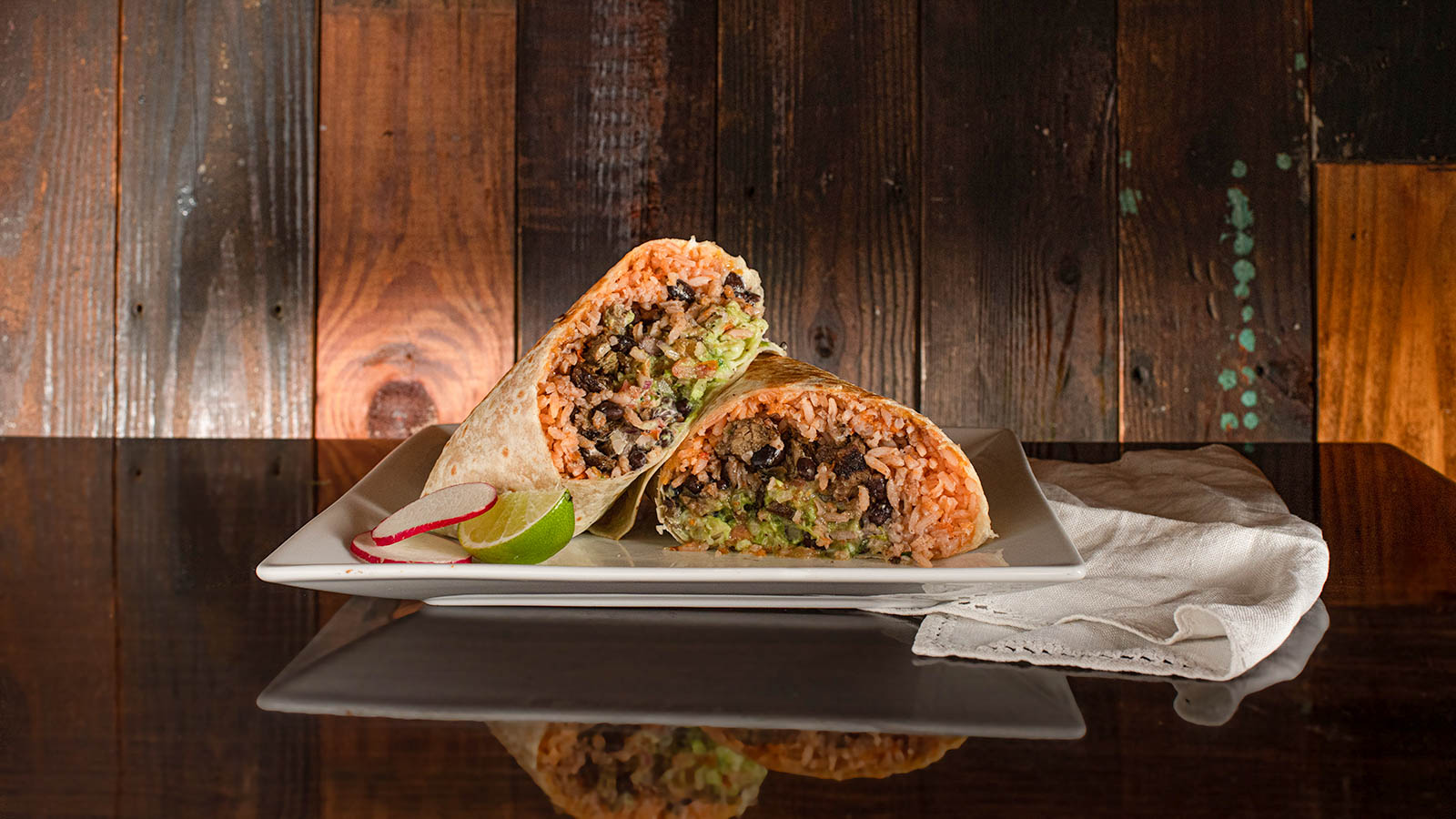 Order Regular Burrito food online from Sol Azteca store, Jersey City on bringmethat.com