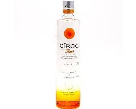 Order Ciroc Peach, 750mL vodka (35.0% ABV) food online from Luckys Liquor store, Los Angeles on bringmethat.com