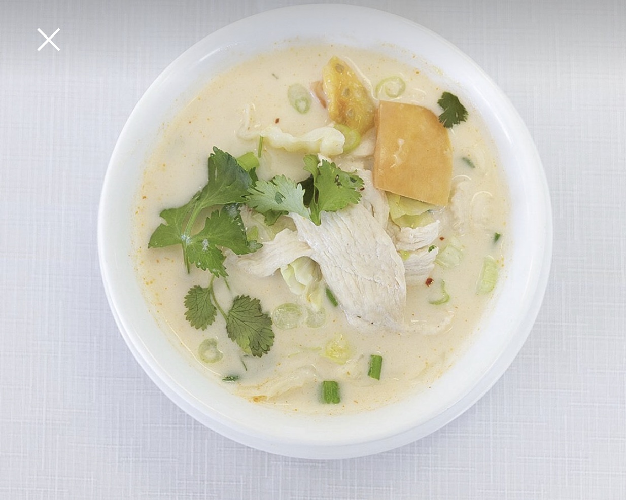 Order 14. Tom Kha Chicken Soup food online from Thai Rama store, Glendale on bringmethat.com