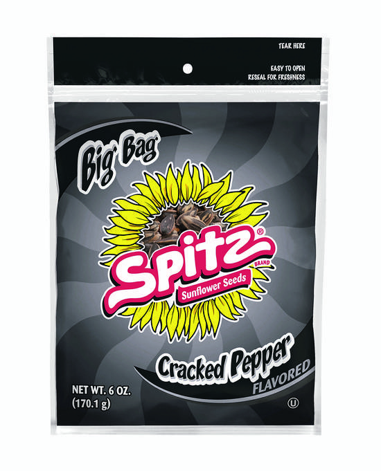 Order Spitz Cracked Pepper Sunflower Seeds 6 oz food online from Extra Mile 3062 store, Vallejo on bringmethat.com