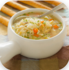 Order Chicken Rice Soup food online from Beansprout Chinese Restaurant store, Raleigh on bringmethat.com
