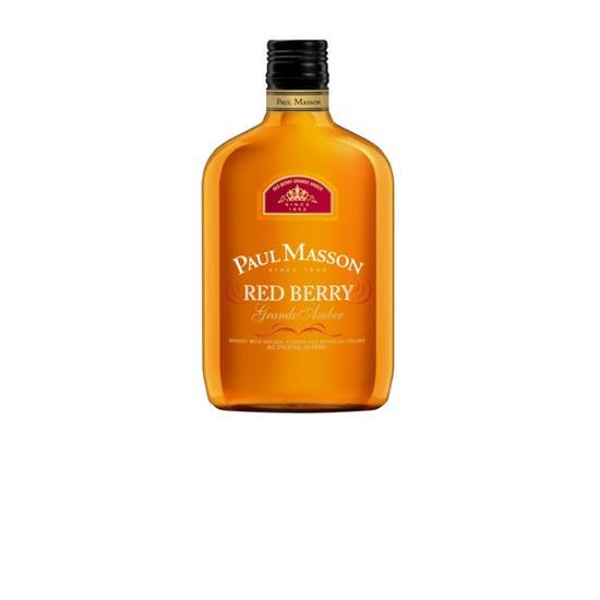 Order Paul Masson Red Berry, 375mL cognac (27.0% ABV) food online from Mimi Liquor store, Joliet on bringmethat.com
