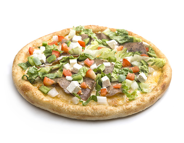 Order Grecian Gyros Pizza food online from Sarpino store, Palatine on bringmethat.com
