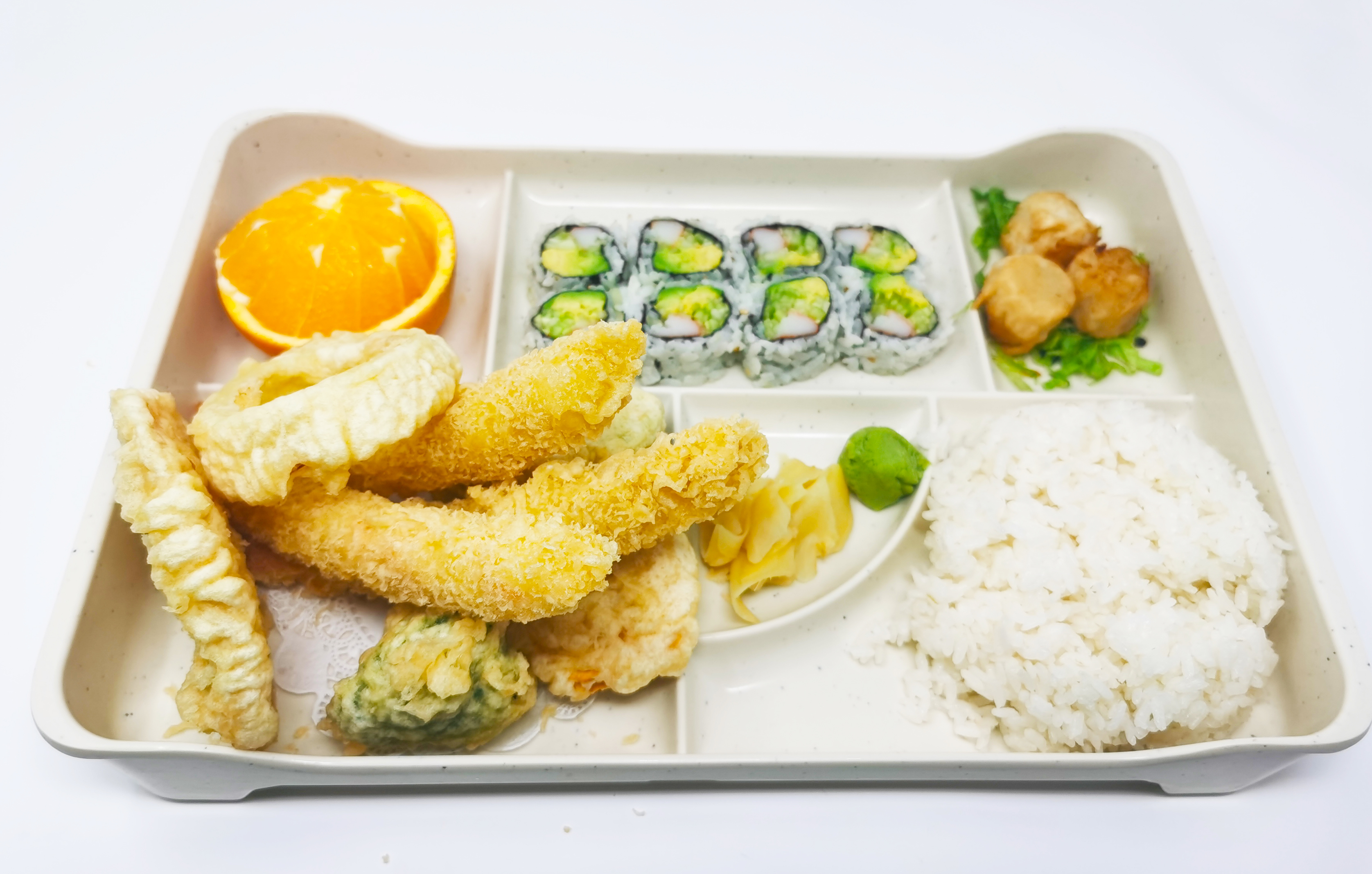 Order Chicken Tempura Dinner Bento Box food online from Izumi Japanese Restaurant store, Youngstown on bringmethat.com