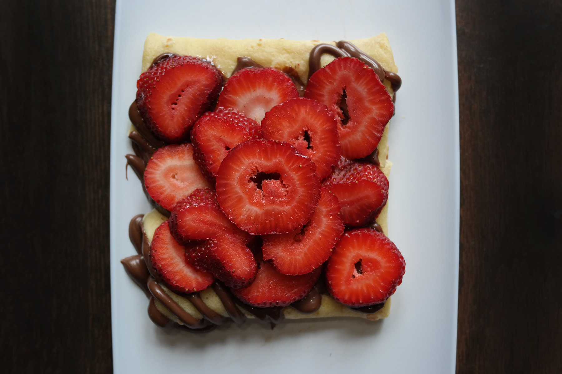 Order strawberry nutella crepe food online from Dolce & Caffe store, Philadelphia on bringmethat.com