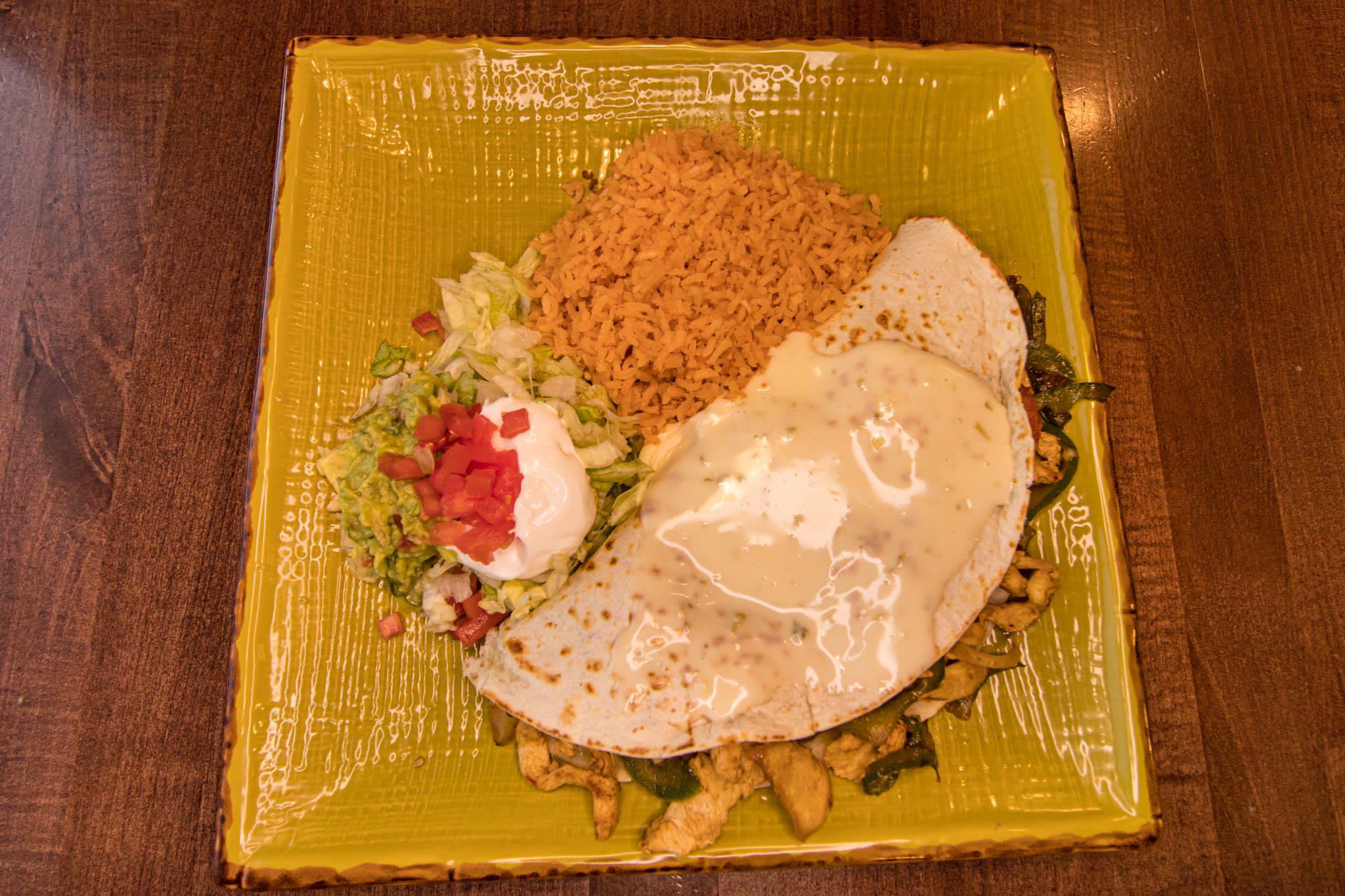 Order Fajita Quesadilla food online from Burrito King Mexican Grill store, Champaign on bringmethat.com