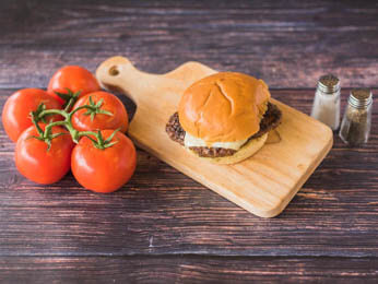 Order Cheese Burger food online from Pat Pizza & Pasta store, Holmes on bringmethat.com