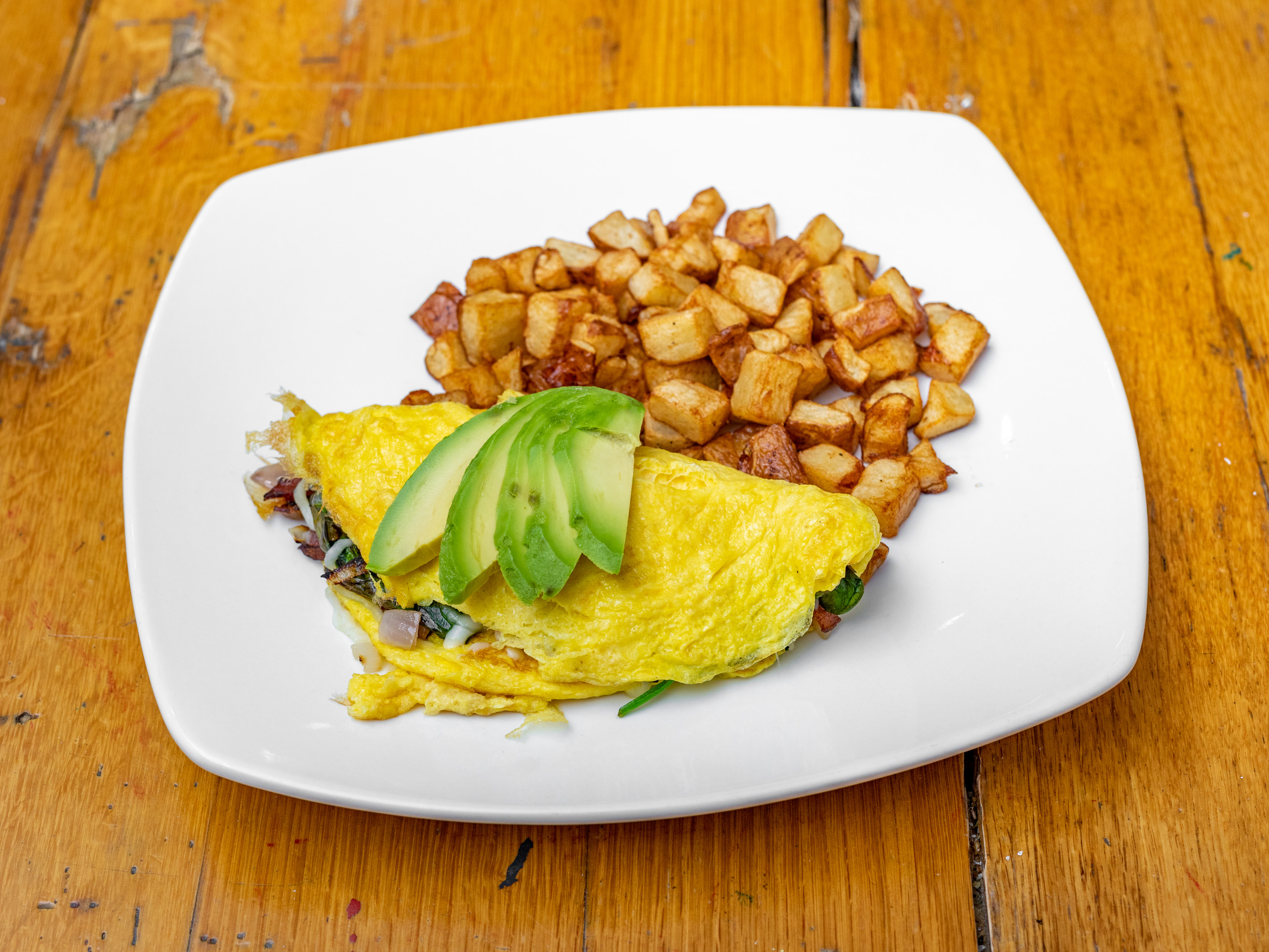 Order HOUSE OMELETTE food online from Thiago's Restaurant store, Chicago on bringmethat.com