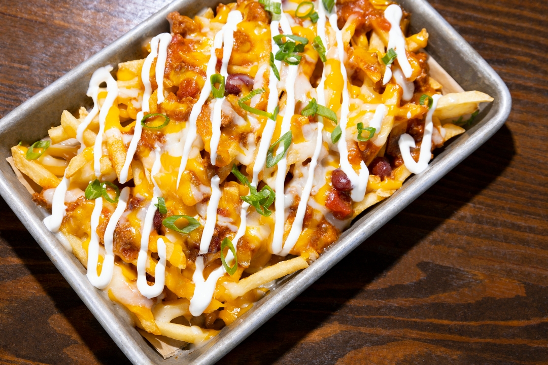 Order Chili Cheese Fries food online from Stacked store, Huntington Beach on bringmethat.com
