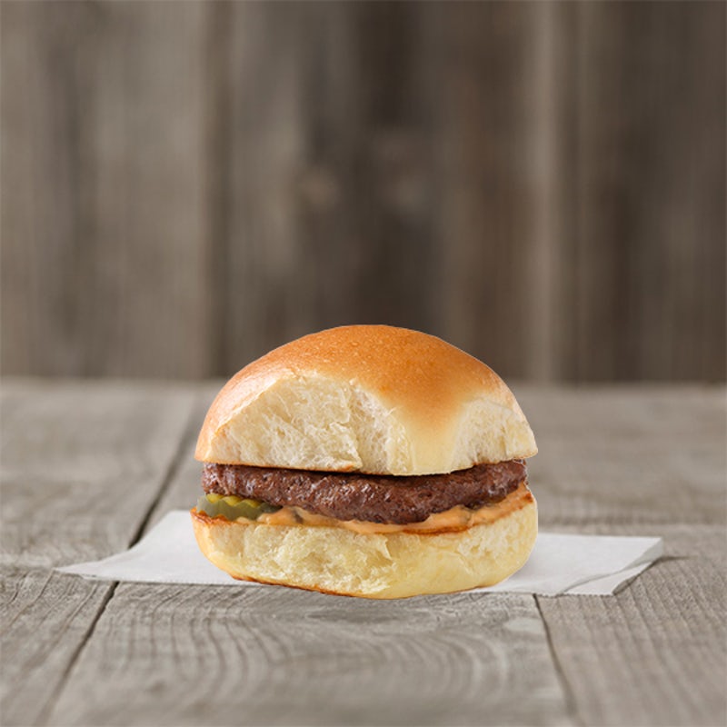 Order Bambino Burger - 3 Pack food online from Good Times Burgers & Frozen Custard #140 store, Aurora on bringmethat.com