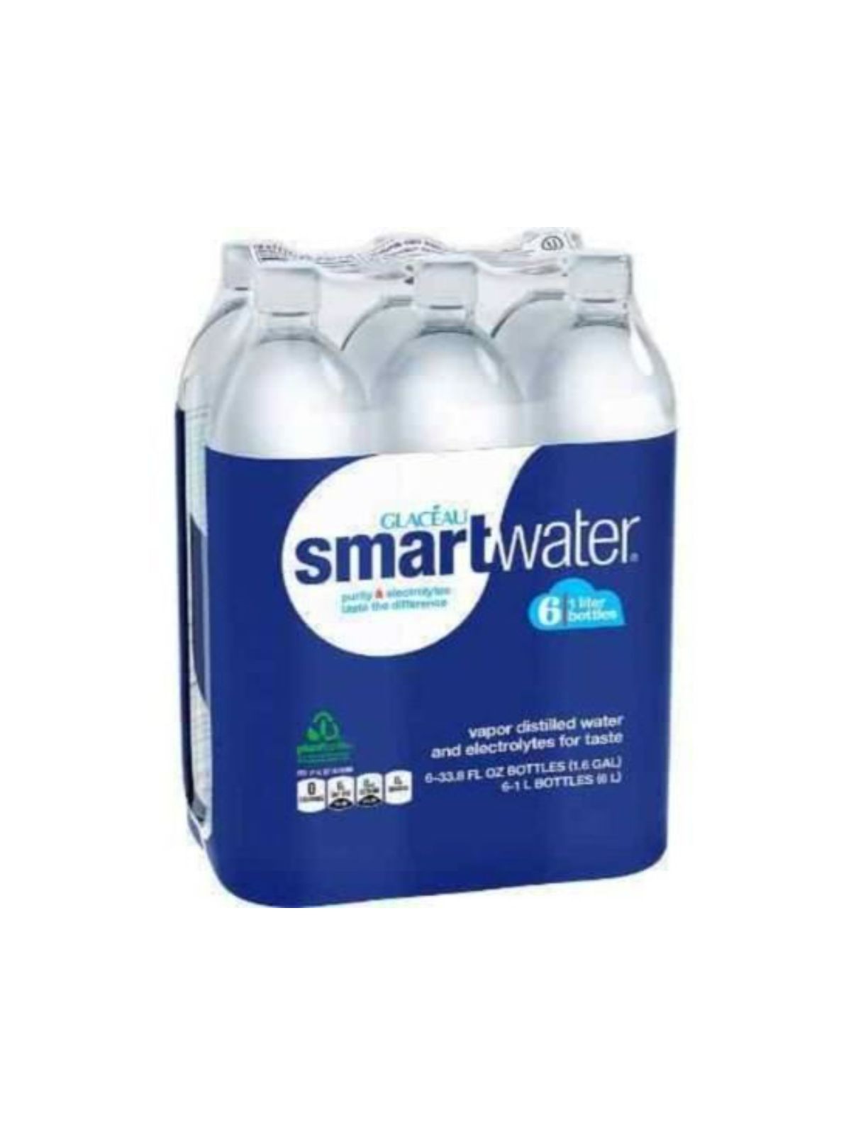 Order Smartwater (1 L x 6-pack) food online from Stock-Up Mart store, Marietta on bringmethat.com