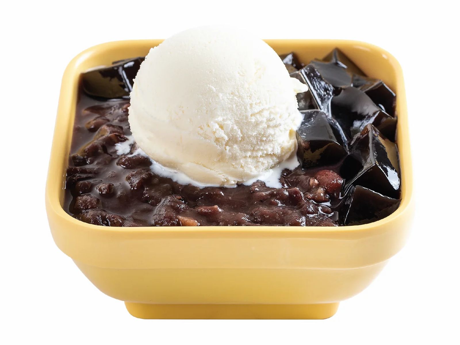 Order V5. Gj & Red Bean / Vanilla Ice Cream - 紅豆涼粉配香草雪糕 food online from Sweethoney Dessert store, Garden Grove on bringmethat.com