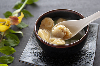 Order Home Made Shrimp Dumpling Soup food online from Kumo Sushi store, Plainview on bringmethat.com