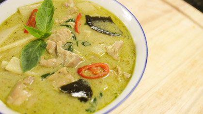 Order 3. Emerald Curry food online from The Connection Thai Sushi store, Henderson on bringmethat.com